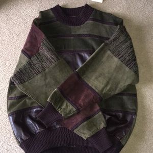 Saxony  collection men’s leather suit